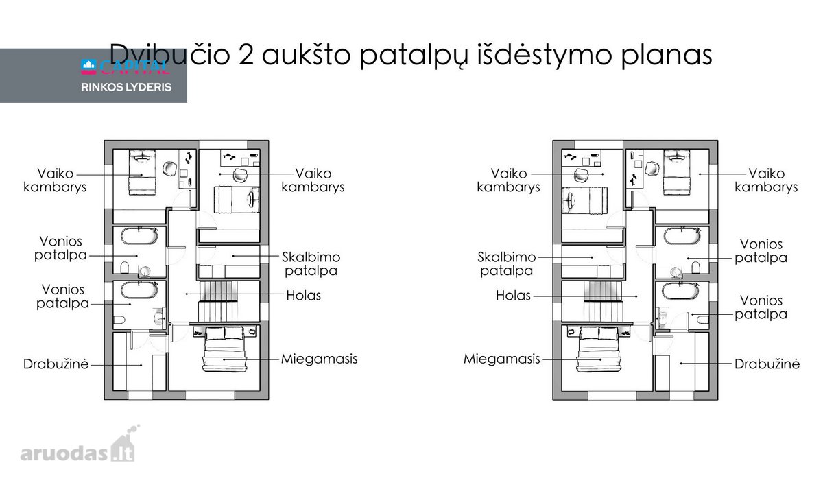 Parduodami Erdvūs A++ Energetinės Klasės - nuotraukos Nr. 31