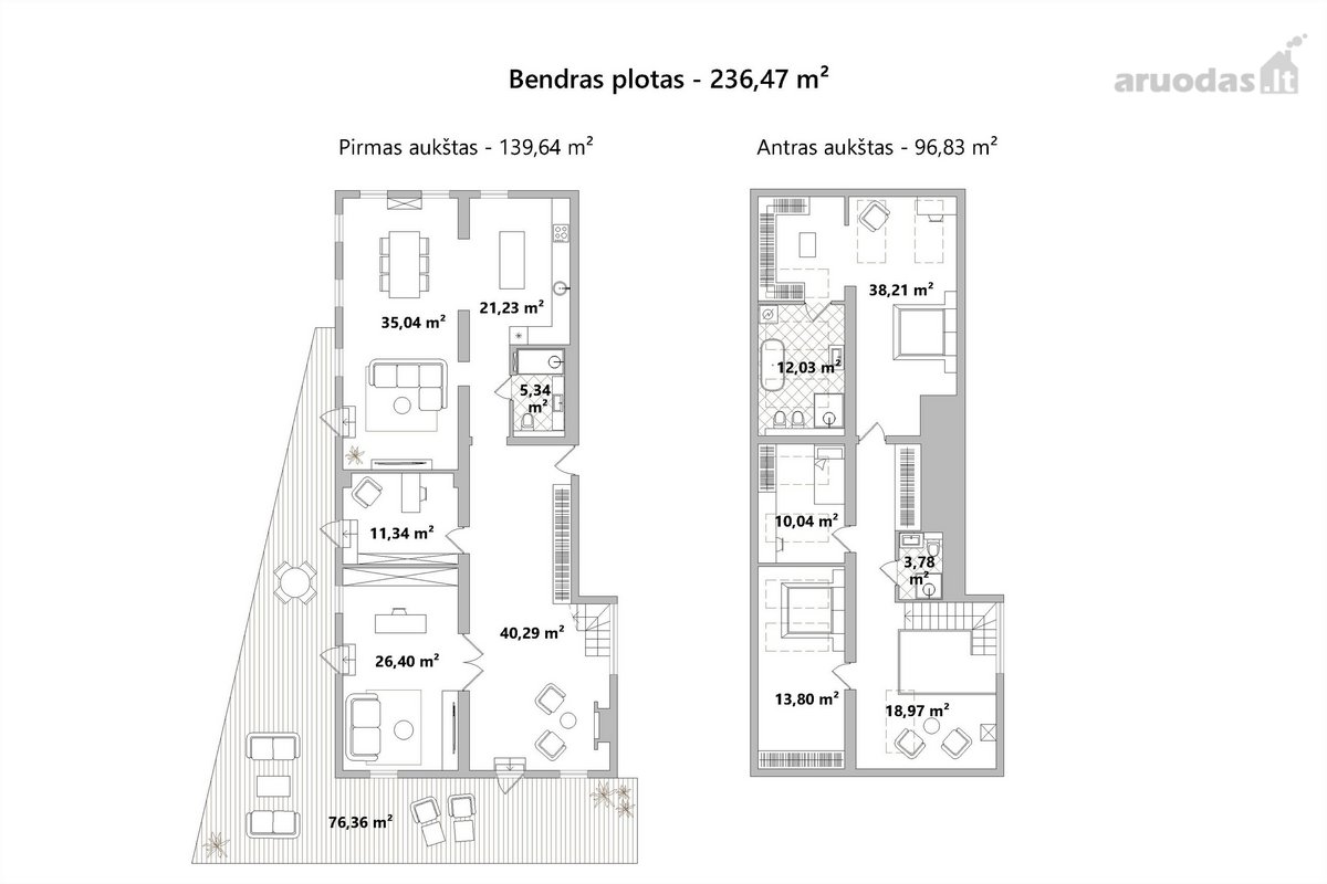 Parduodamas penthouse K. Kalinausko gatvės - nuotraukos Nr. 25