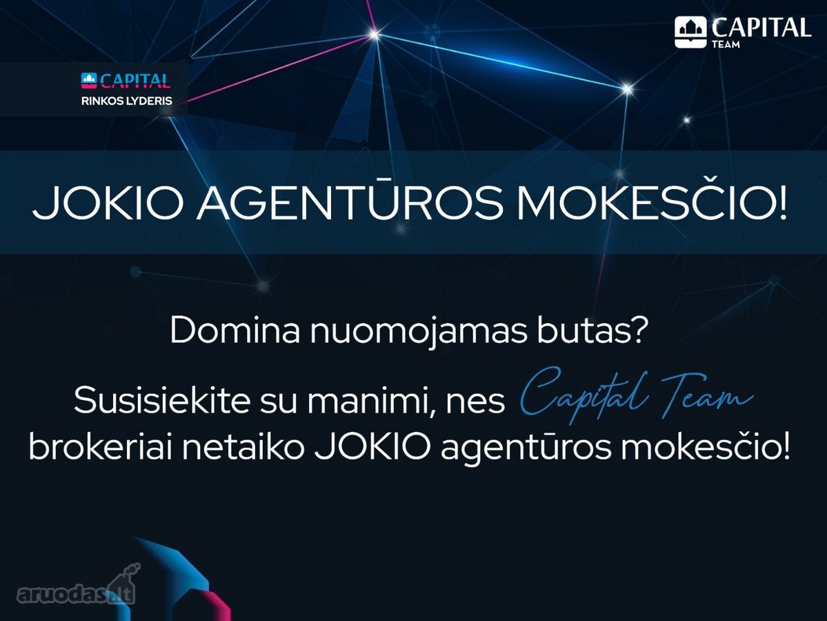 Nuomojamas Erdvus Ir Šviesus Butas Su - nuotraukos Nr. 2