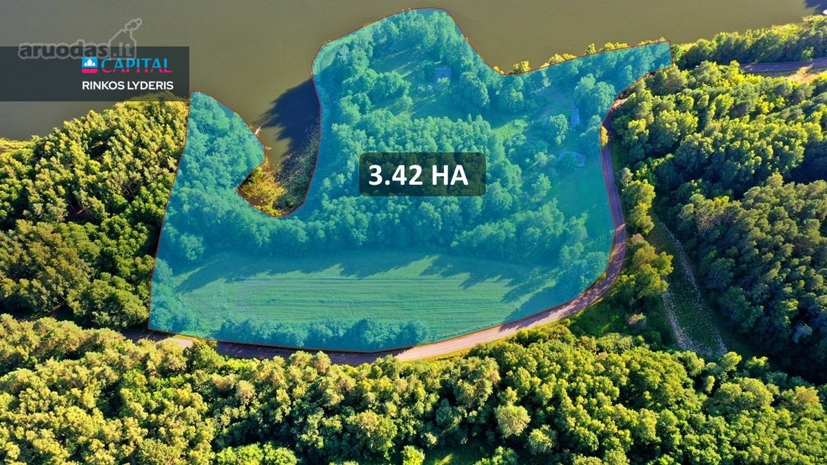 Išskirtinė 3,42 ha sodybvietė su beveik 500 m - nuotraukos Nr. 3
