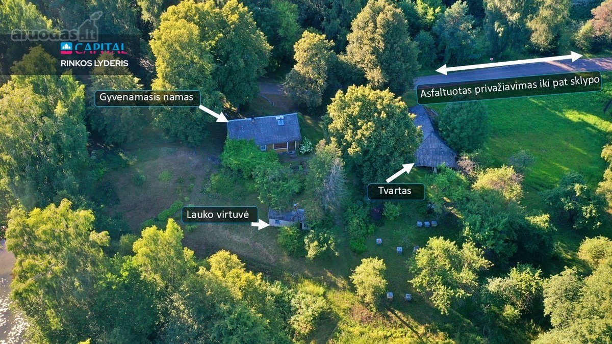 Išskirtinė 3,42 ha sodybvietė su beveik 500 m - nuotraukos Nr. 5