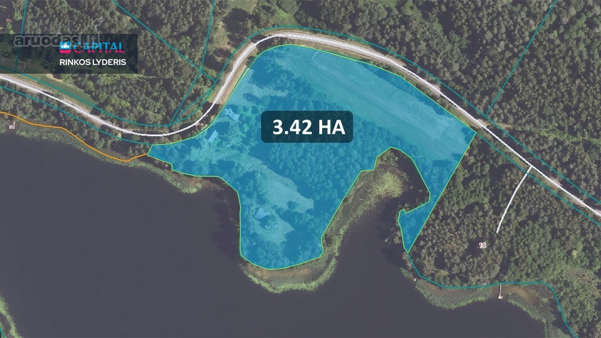 Išskirtinė 3,42 ha sodybvietė su beveik 500 m - nuotraukos Nr. 25