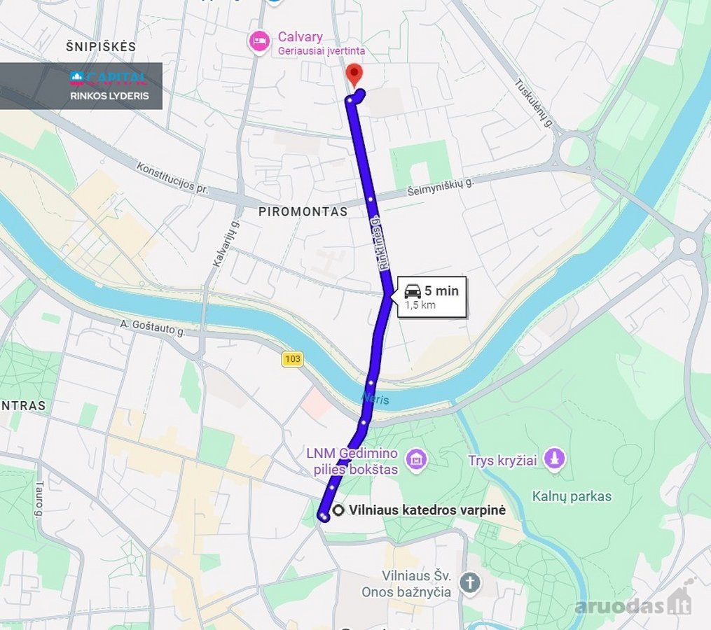 Jaukus 2 Kambarių Butas Rinktinės G., Šnipiškėse - nuotraukos Nr. 24