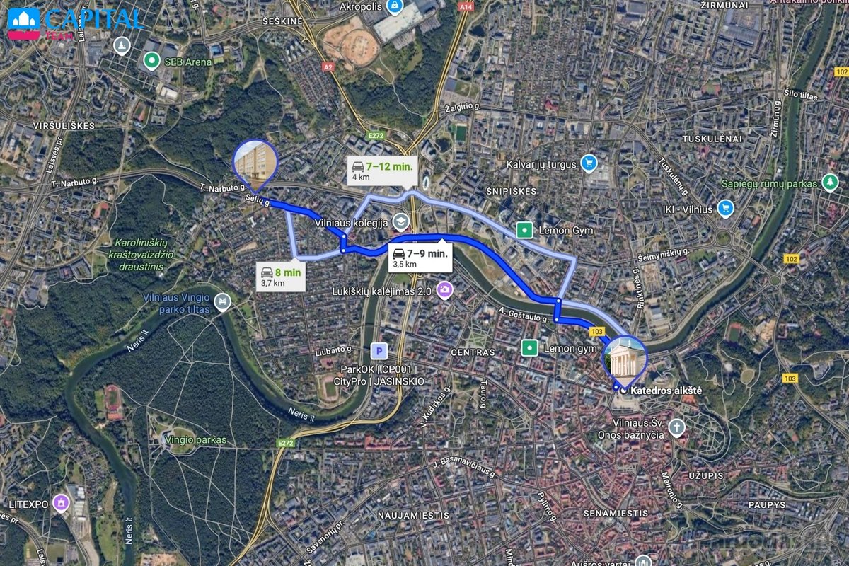 Parduodamas erdvus 3 kambarių butas Žvėryne – - nuotraukos Nr. 25