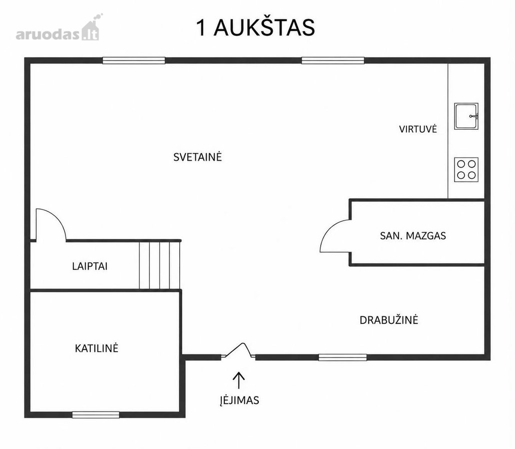 6 Namų Projektas Gamtos Apsuptyje  151 Kv. M - nuotraukos Nr. 34
