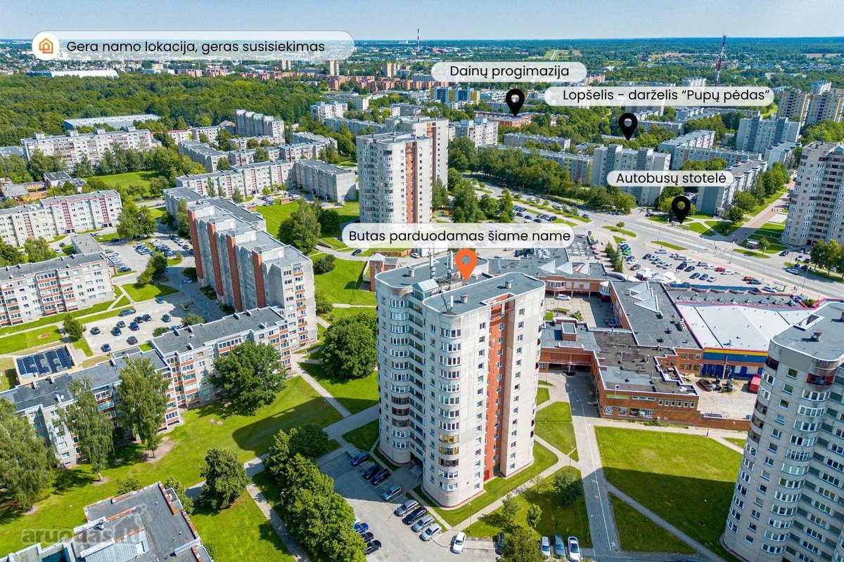 Parduodamas itin erdvus 3 kambarių butas - nuotraukos Nr. 28