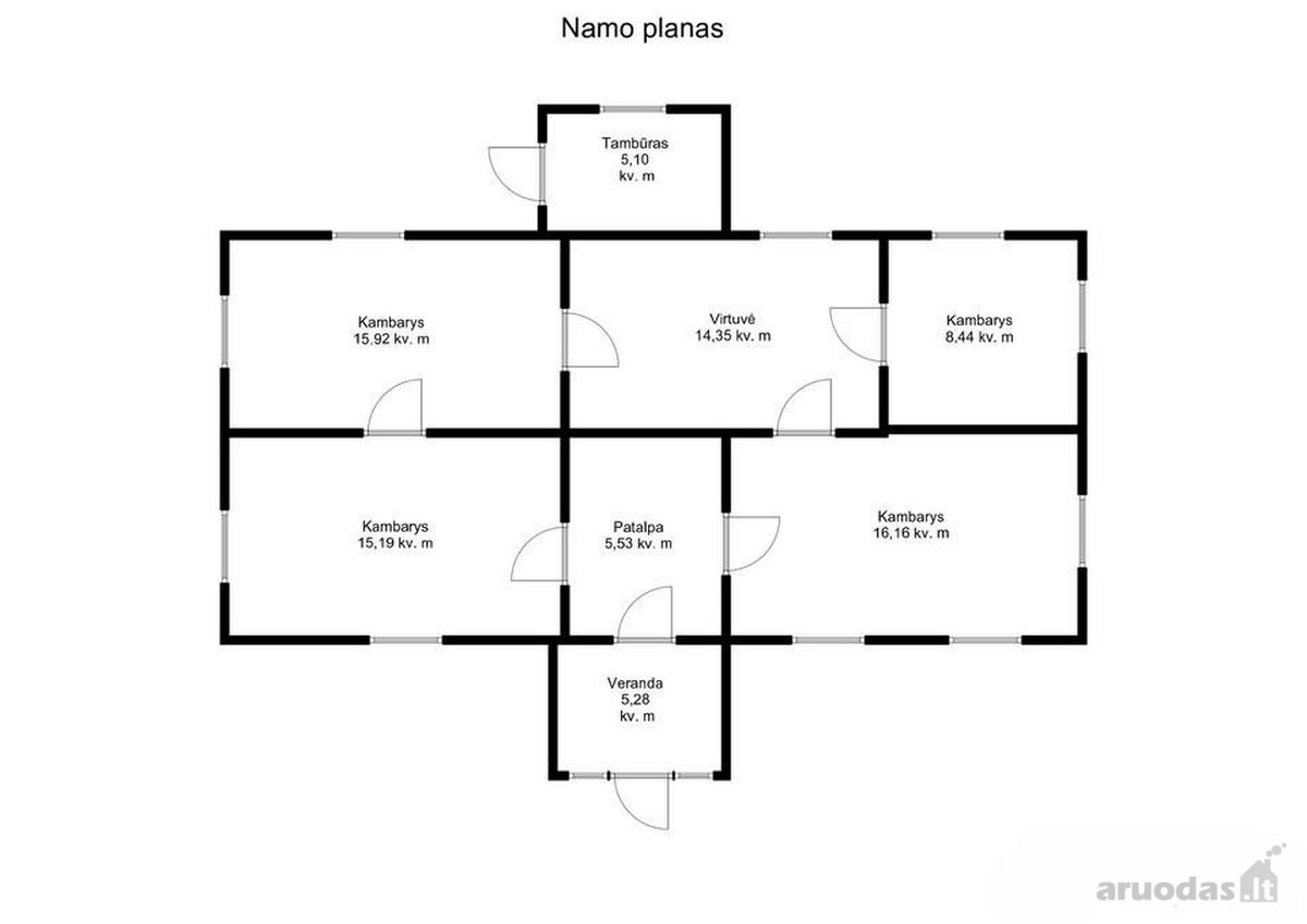 Parduodama sodyba su 0,56 ha ploto sklypu, - nuotraukos Nr. 22