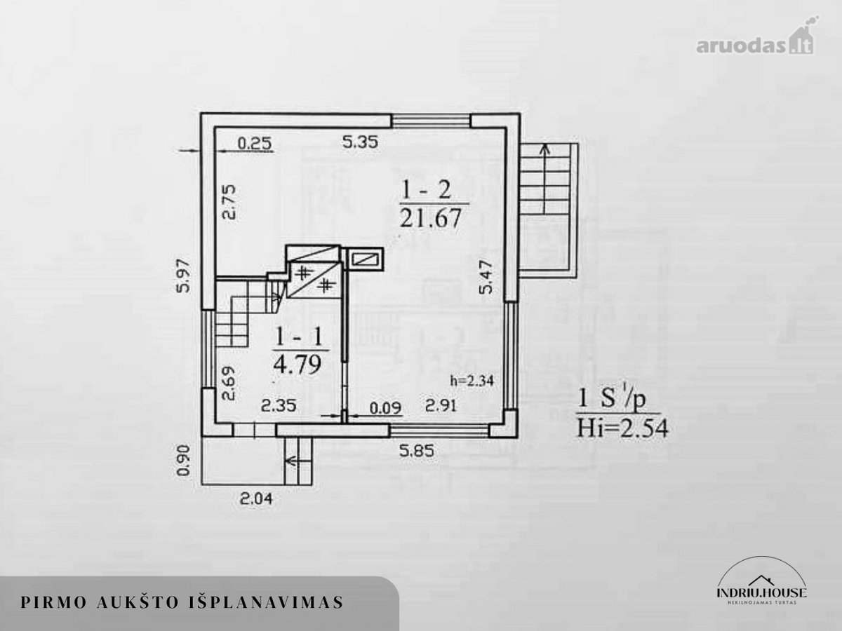 Vos 5 Km Nuo Utenos Parduodamas Mūrinis Sodo - nuotraukos Nr. 18