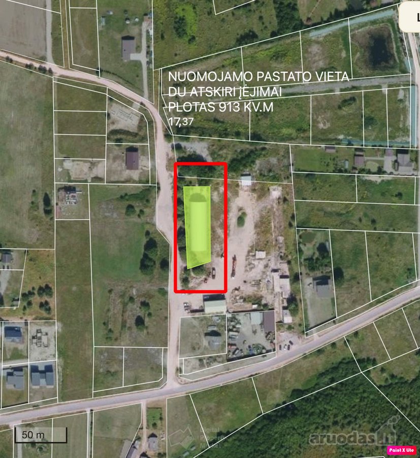 Nuomojamas 913 m² Metalinis Sandėliavimo - nuotraukos Nr. 2