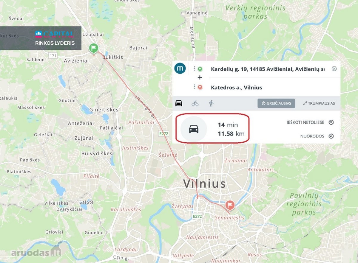Parduodamas geroje lokacinėje vietoje, toliau - nuotraukos Nr. 26