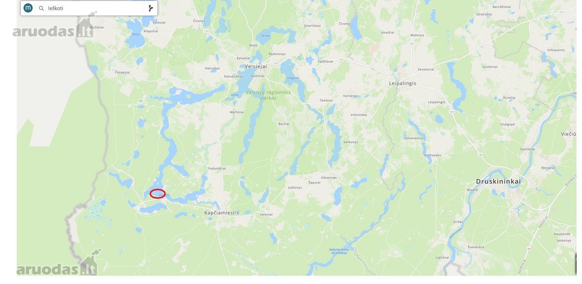 Sala Veisiejo ežere, aplink supa vanduo. Į ją - nuotraukos Nr. 13