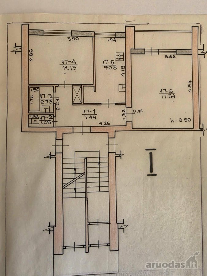 Parduodamas 48,99 m² 2 kambarių butas 1-ajame - nuotraukos Nr. 8