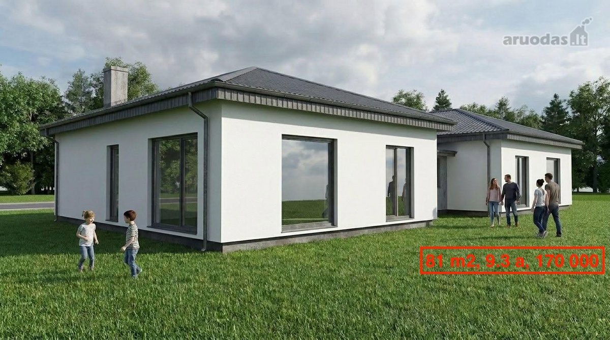 Keturių dvibučių projektas, Šlienavoje, Kauno - nuotraukos Nr. 10