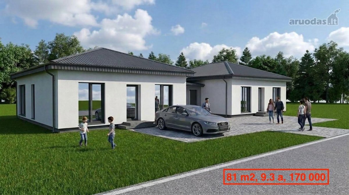Keturių dvibučių projektas, Šlienavoje, Kauno - nuotraukos Nr. 9