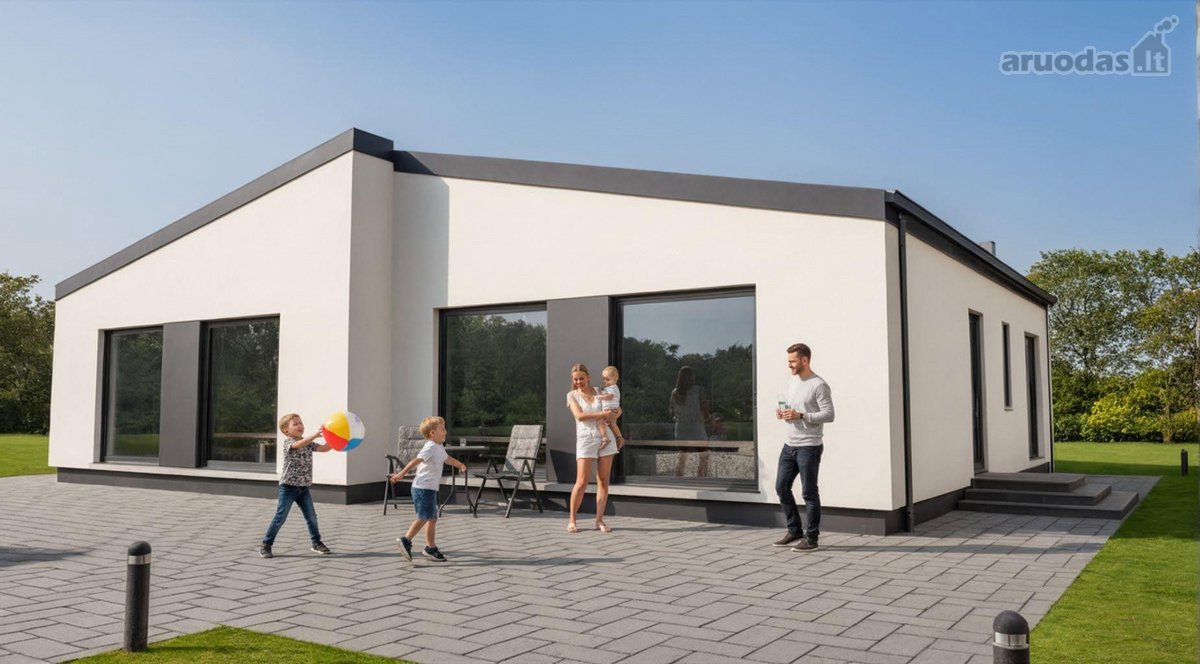 Keturių dvibučių projektas, Šlienavoje, Kauno - nuotraukos Nr. 2