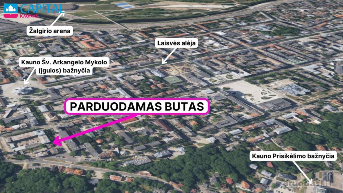 Parduodamas 3 kambarių butas Kauno centre, - nuotraukos Nr. 15