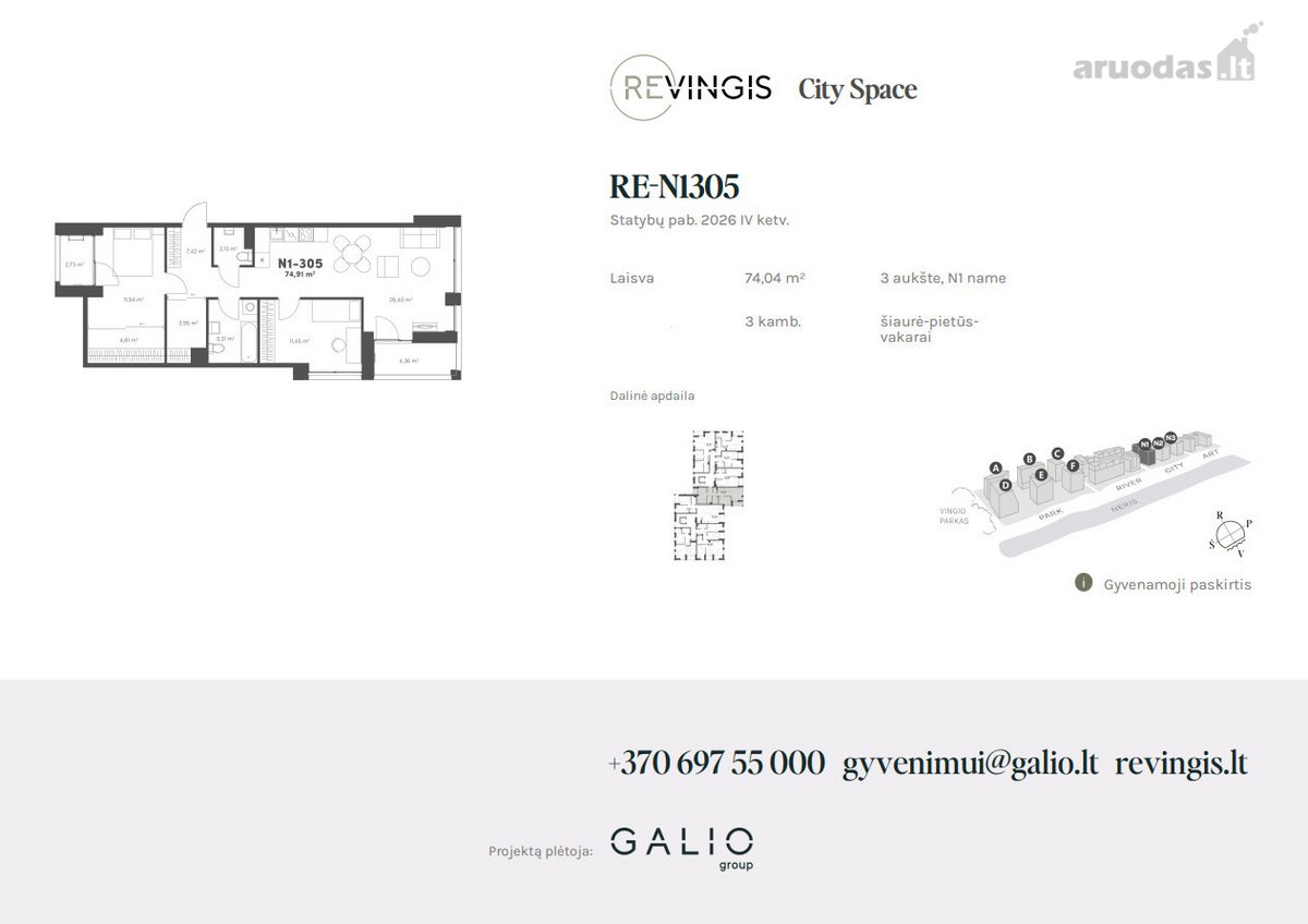 Revingio kvartalas įsikūręs kaimynystėje su - nuotraukos Nr. 2