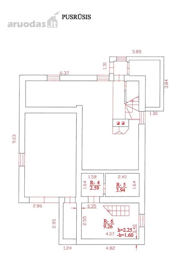 Parduodamas itin šviesus 3 kambarių, 54,65 m² - nuotraukos Nr. 20