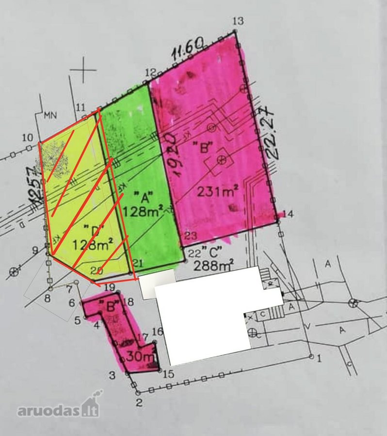 Parduodamas itin šviesus 3 kambarių, 54,65 m² - nuotraukos Nr. 23