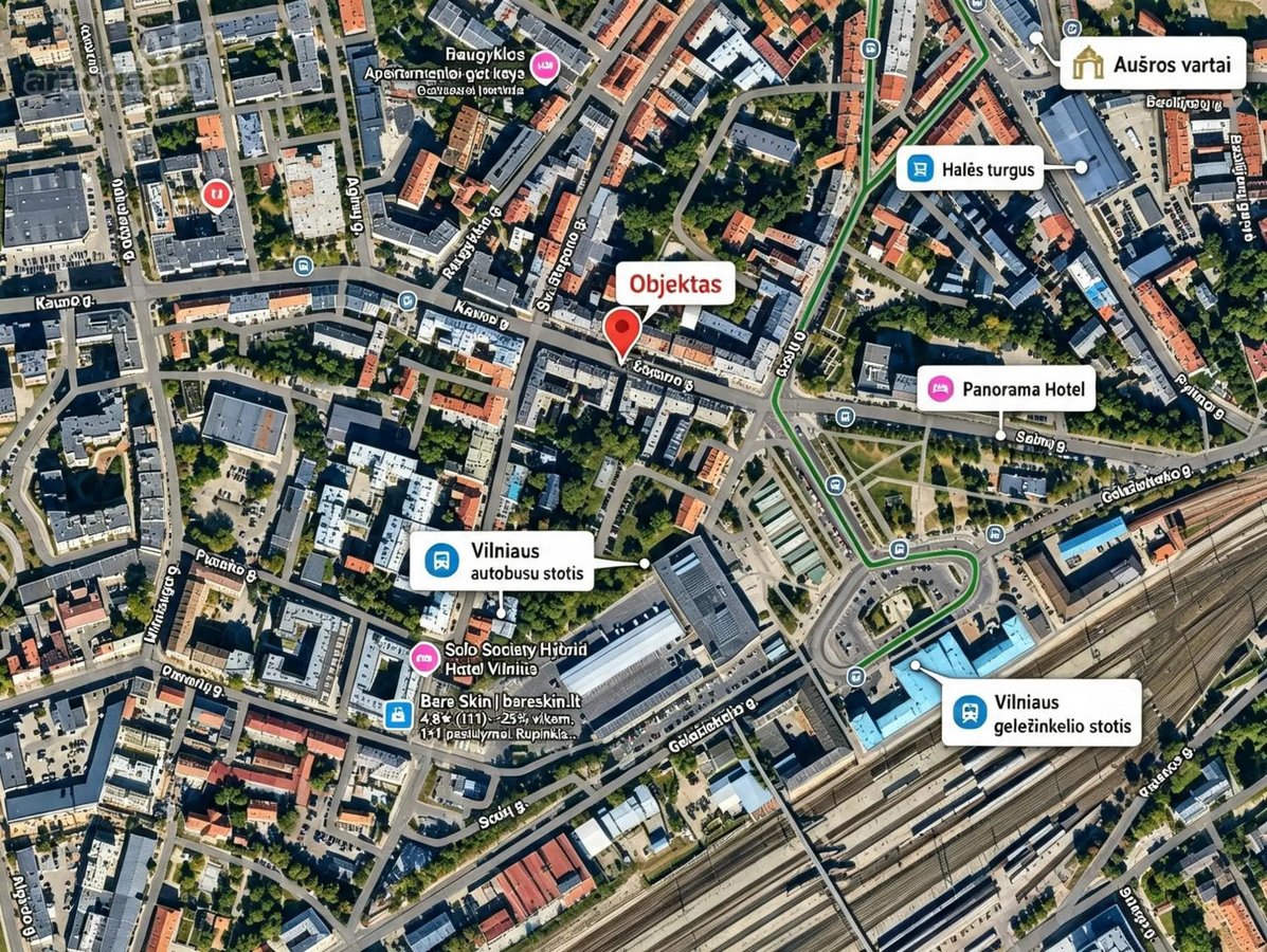 1 kambario butas V. Šopeno g. 3, Senamiestyje - nuotraukos Nr. 25