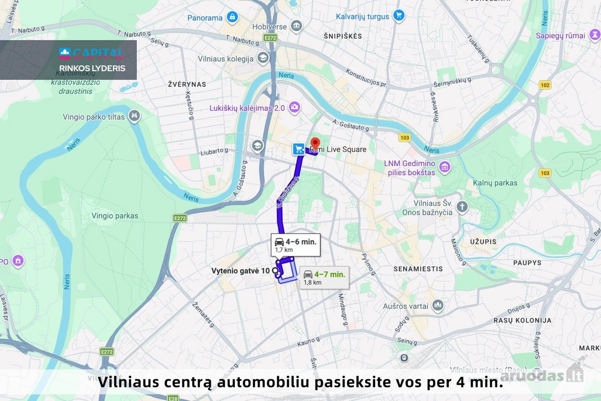 Parduodamas Jaukiai Įrengtas Studijos Tipo - nuotraukos Nr. 18