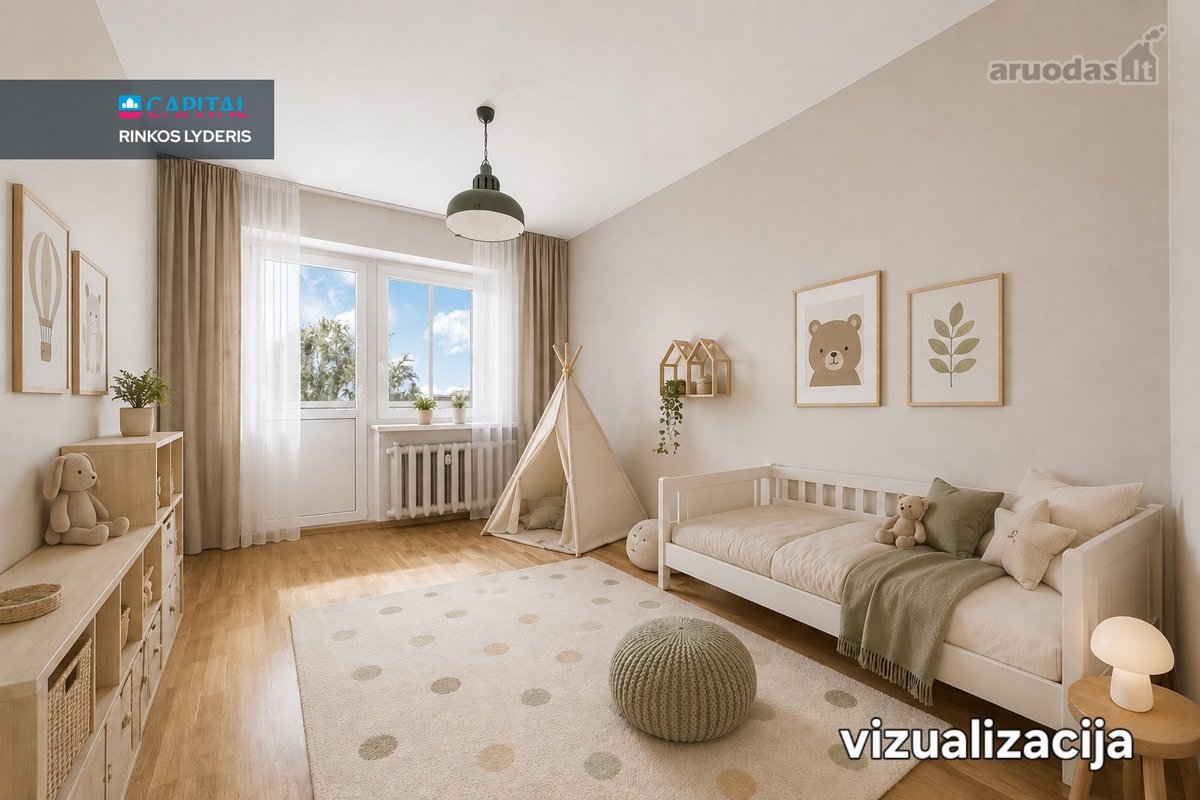 3 Kambarių Butas Po Kapitalinio Remonto - nuotraukos Nr. 17