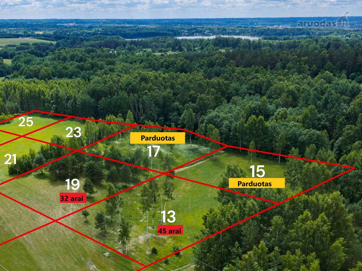 Parduodami 6 išskirtiniai namų valdos sklypai - nuotraukos Nr. 3