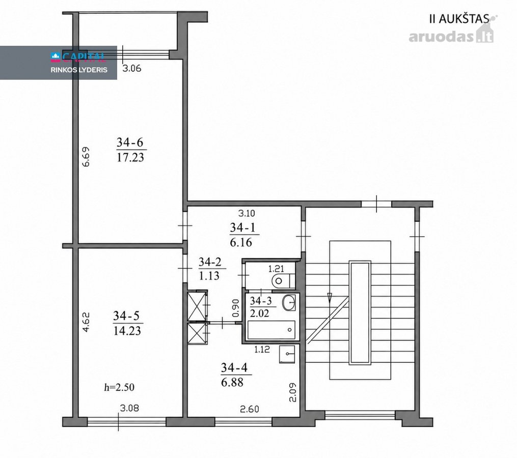 Parduodamas 2 Kambarių Butas Alytuje. - nuotraukos Nr. 19
