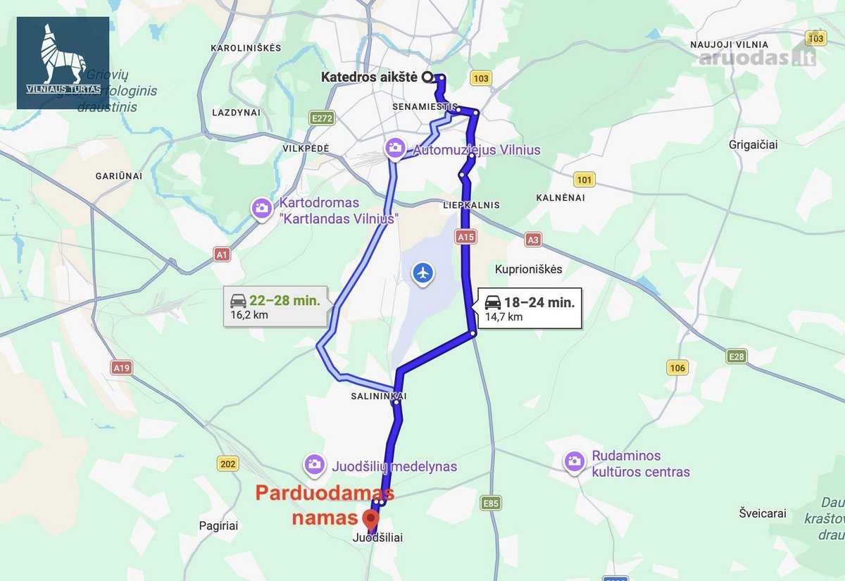 Parduodamas išskirtinis rąstinis namas po - nuotraukos Nr. 33