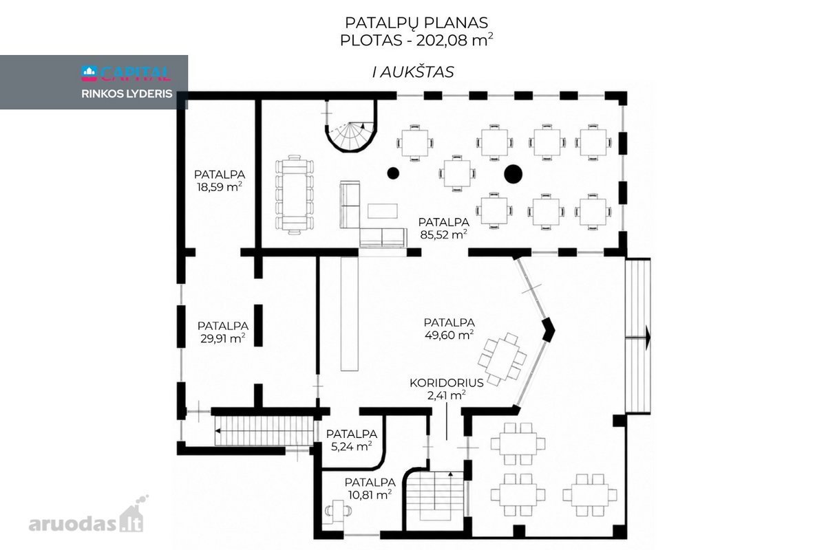 Parduodama Veikianti Kavinė „170,6“ Prie - nuotraukos Nr. 21