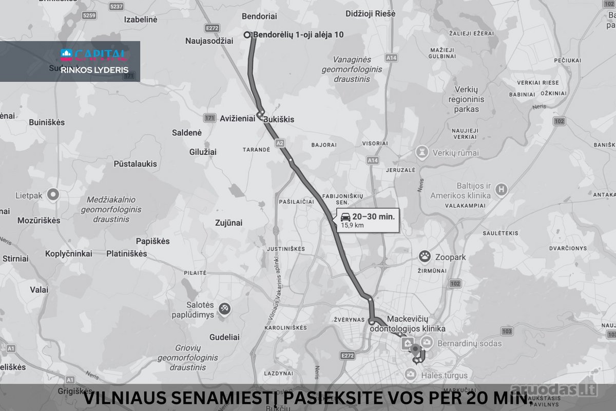 Parduodamas Moderniai Įrengtas Erdvus 3k. - nuotraukos Nr. 35