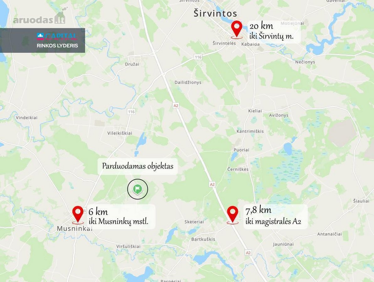Žadžių k., Širvintų r. sav., parduodamas 0 - nuotraukos Nr. 22