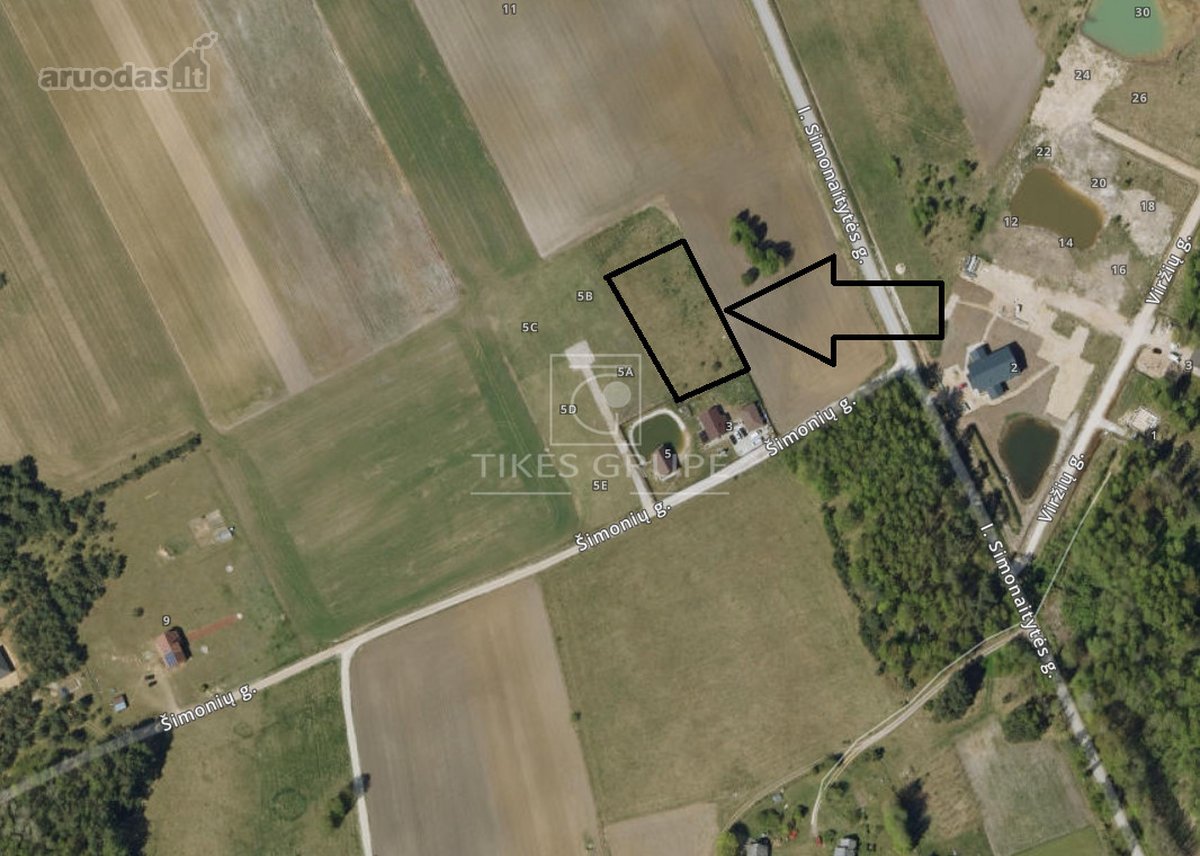 Parduodamas 25 Arų Sklypas Agluonėnuose, Ievo - nuotraukos Nr. 3