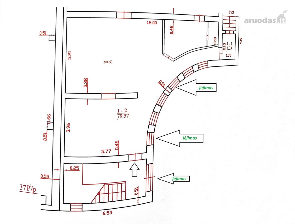 Nuomojamos 84 M² Komercinės Patalpos - nuotraukos Nr. 18