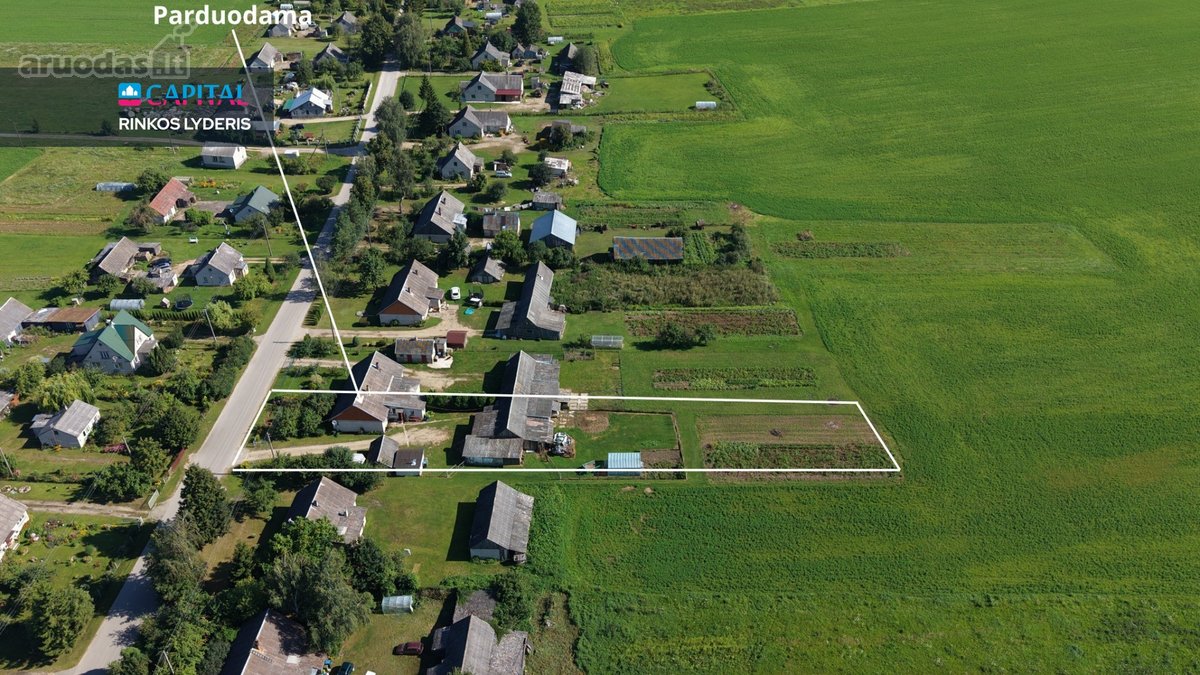 Parduodama Namo Dalis Su 33,56 Arų Žemės - nuotraukos Nr. 2