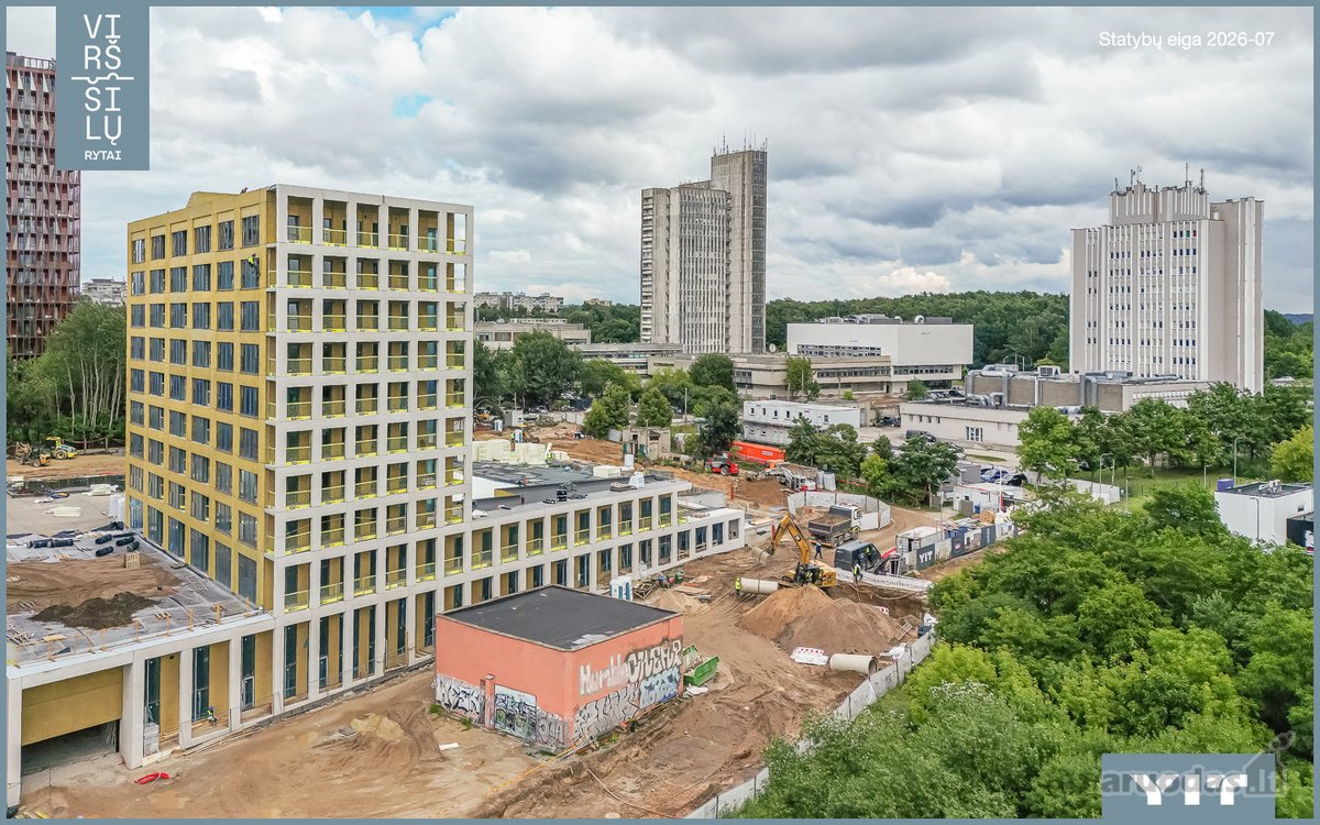 Parduodamas 2 kambarių butas naujai vystomame - nuotraukos Nr. 3