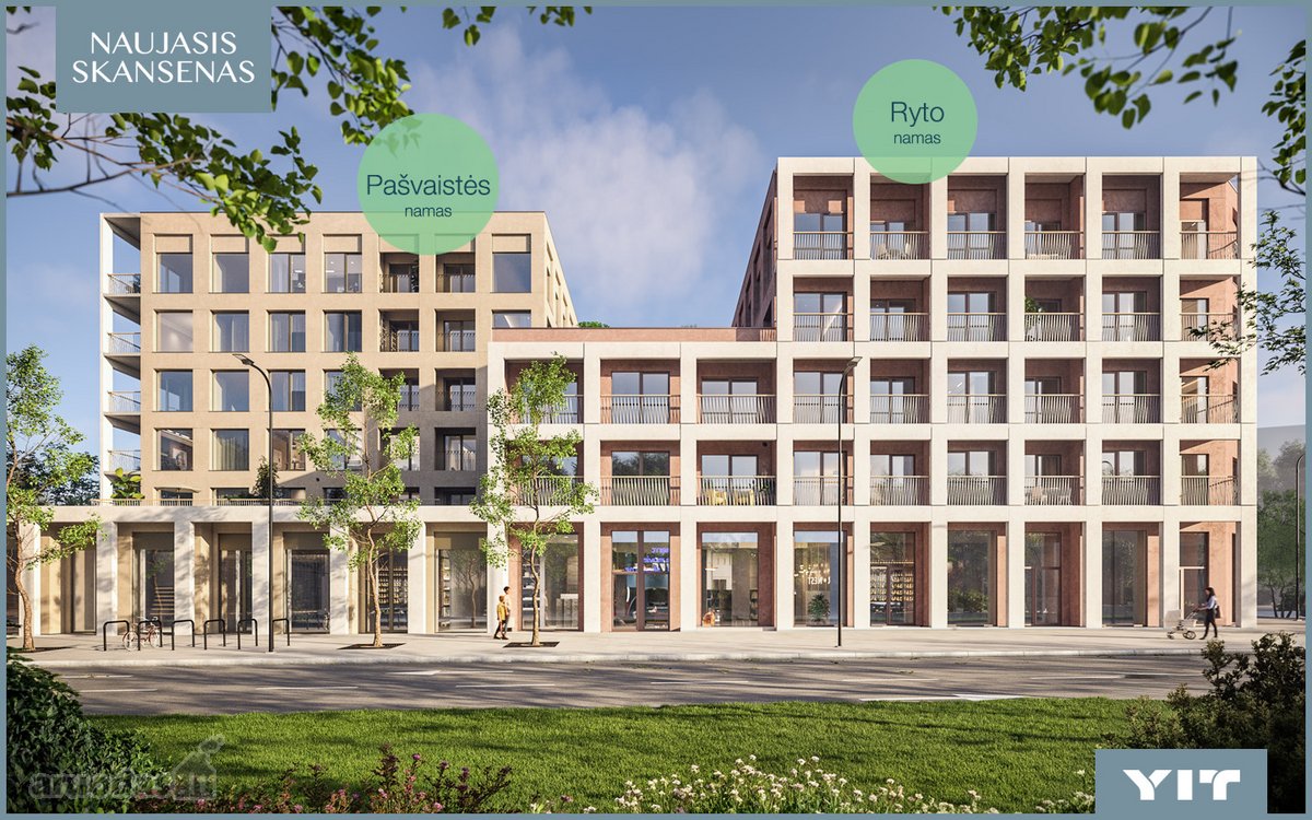 Parduodamas 3 kambarių butas Pašvaistės name, - nuotraukos Nr. 2