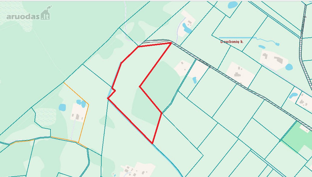 Parduodamas 5,89 Ha Žemės Sklypas Su Miško - nuotraukos Nr. 22