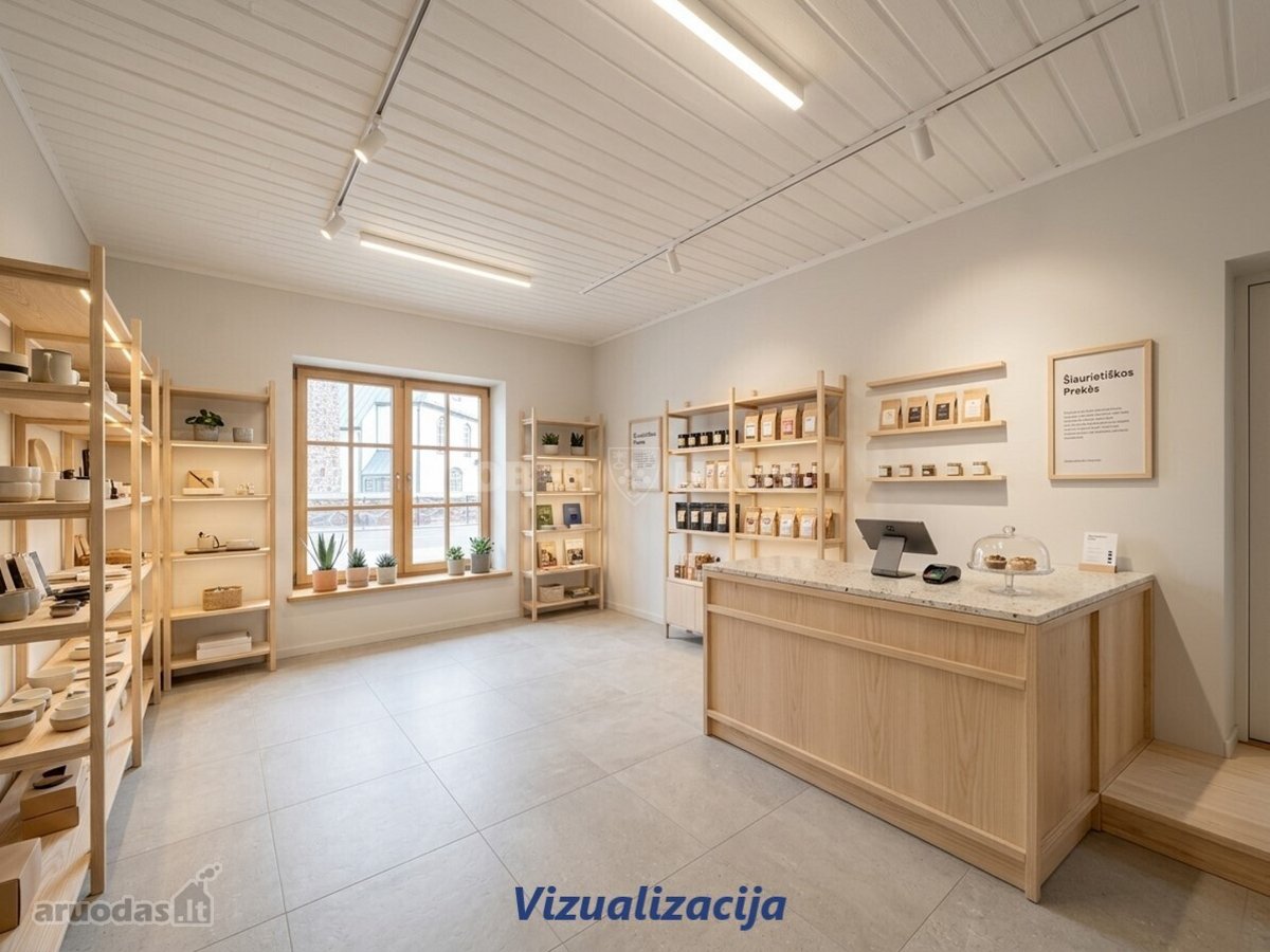 Nuomojamos patalpos miestelio centre. - nuotraukos Nr. 3