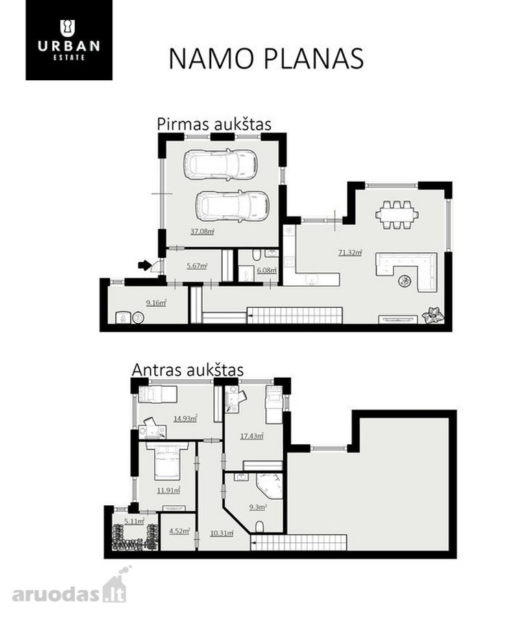 A+ Klasės Modernios Architektūros Namas Su - nuotraukos Nr. 16