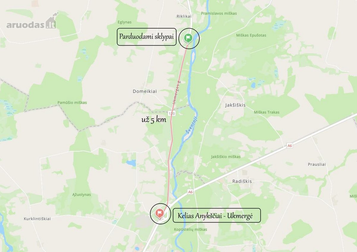Anykščių raj., Pagojės II k. parduodami miškų - nuotraukos Nr. 13
