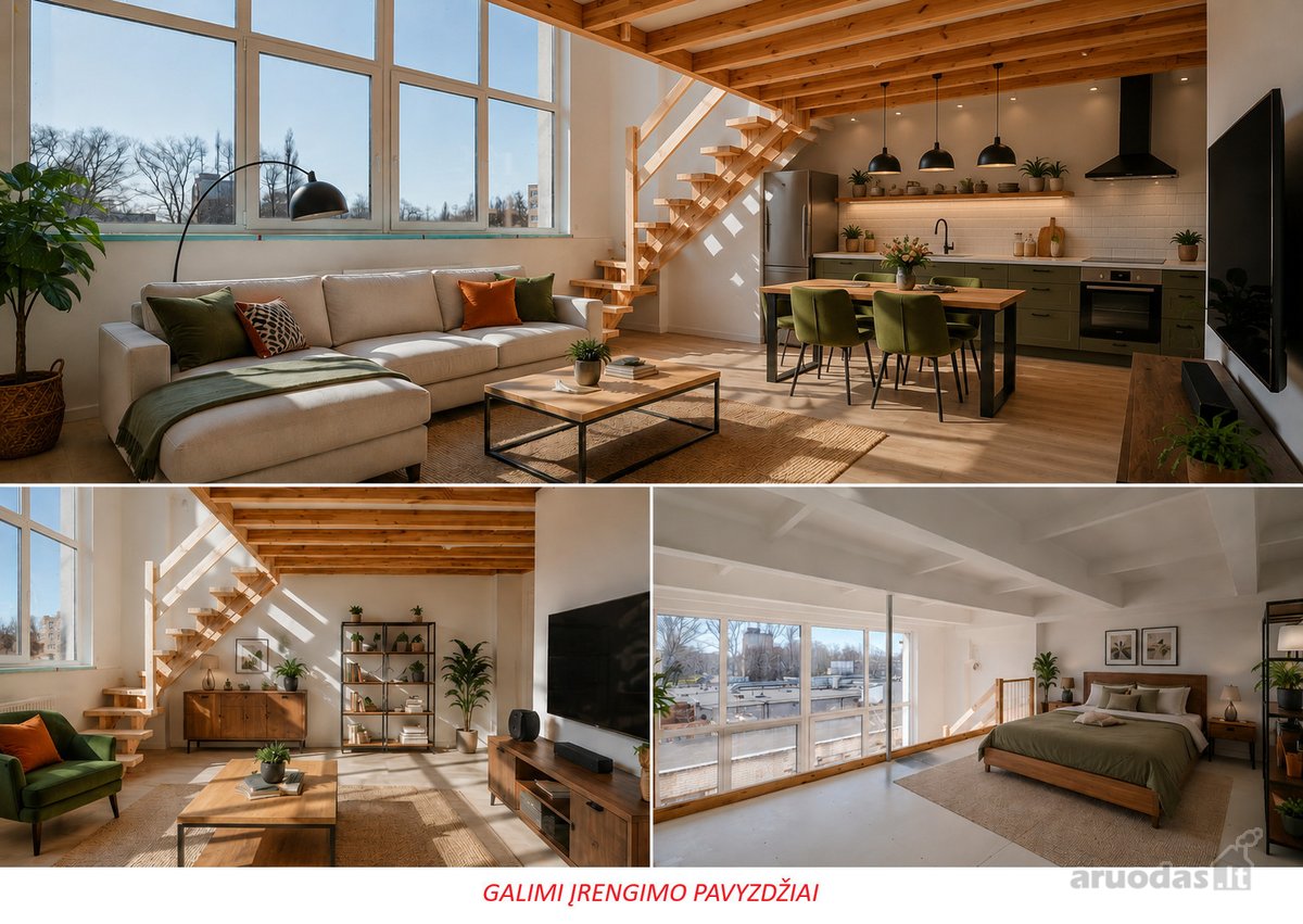 Parduodami lofto tipo apartamentai Klaipėdoje - nuotraukos Nr. 16