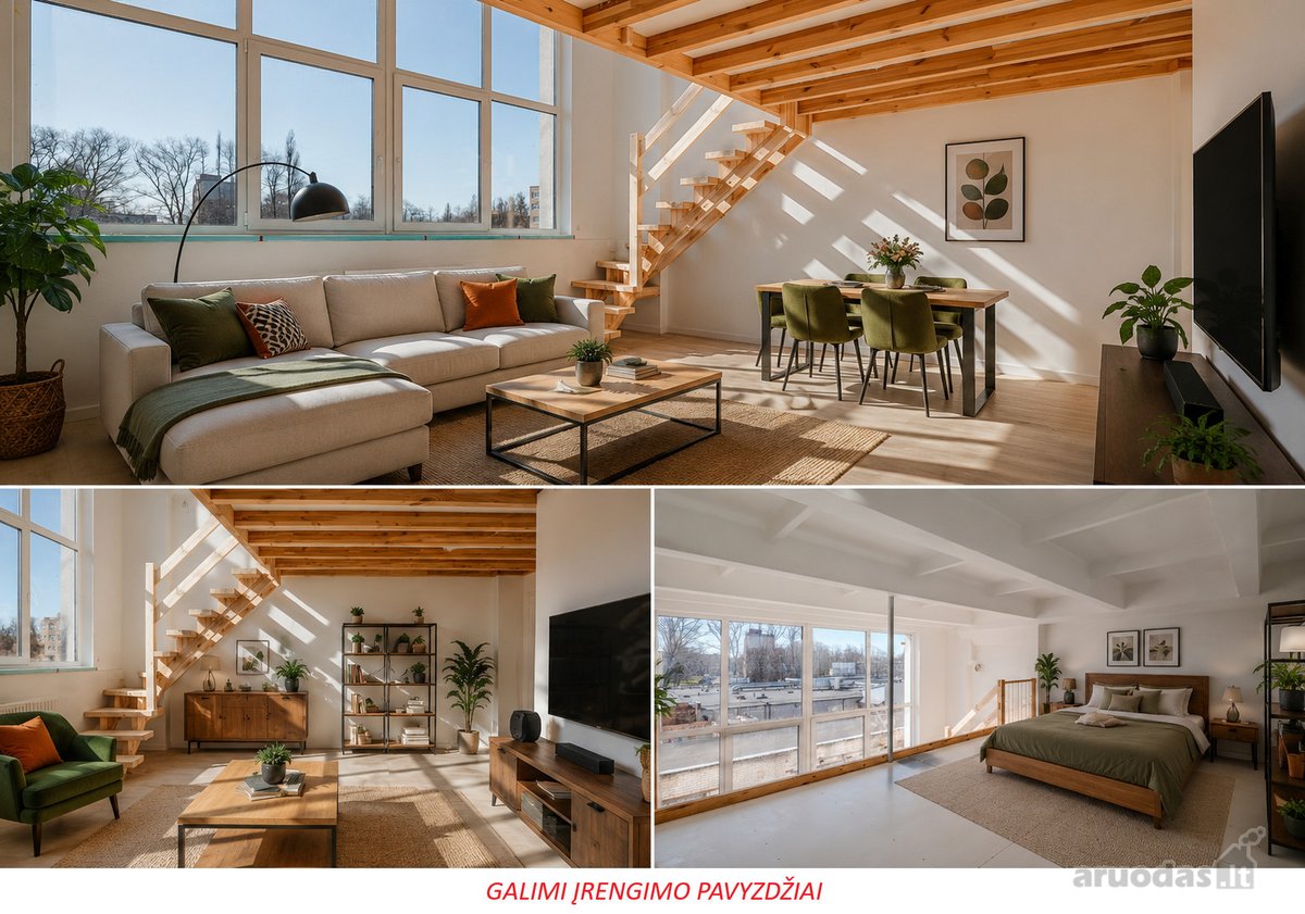 Parduodami lofto tipo apartamentai Klaipėdoje - nuotraukos Nr. 17