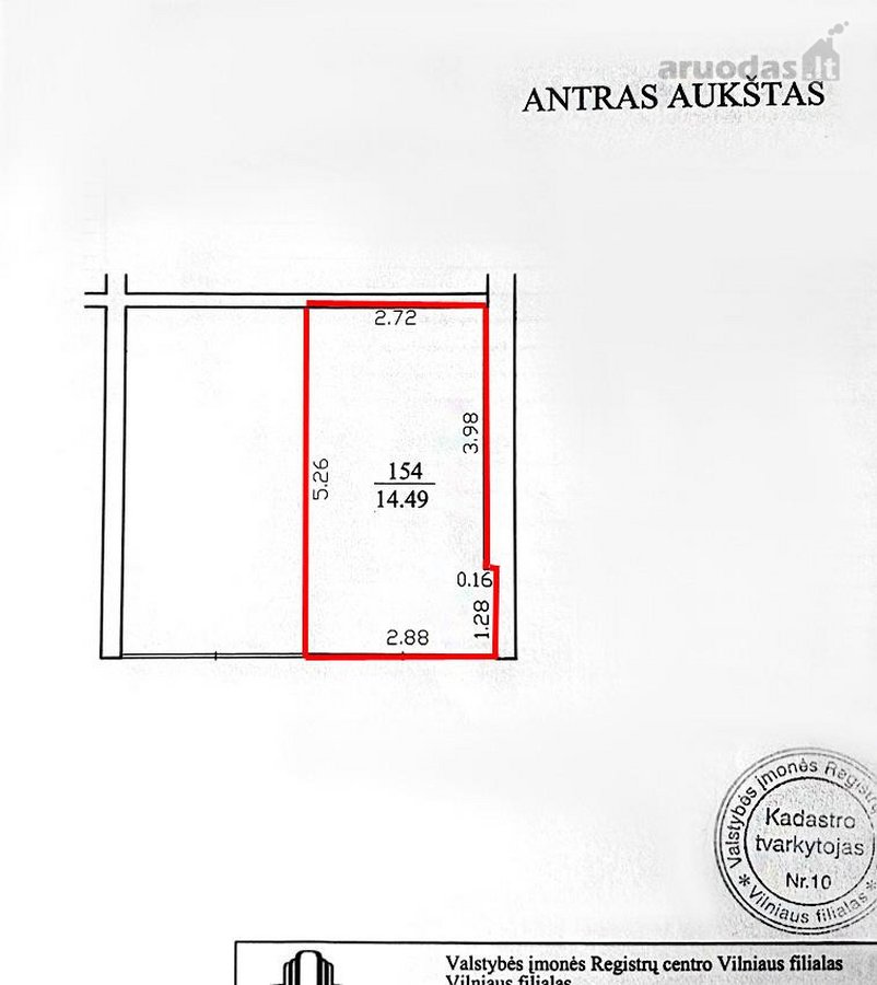 Garažas yra antrame aukšte, šalia atsarginio - nuotraukos Nr. 9