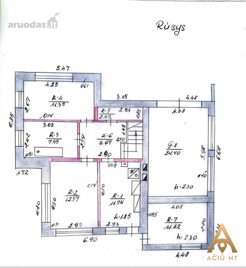 # Erdvus Namas Igliaukoje – 30 A Sklypas, - nuotraukos Nr. 21