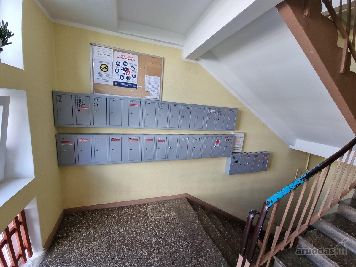 Parduodamas 1 kambarys 11 m2. Šviesus, vidinis.  - nuotraukos Nr. 6