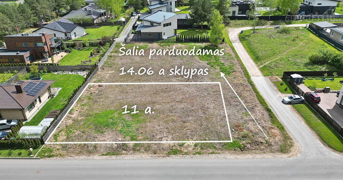 Parduodami 2, besiribojantys 11 ir 14 arų - nuotraukos Nr. 3
