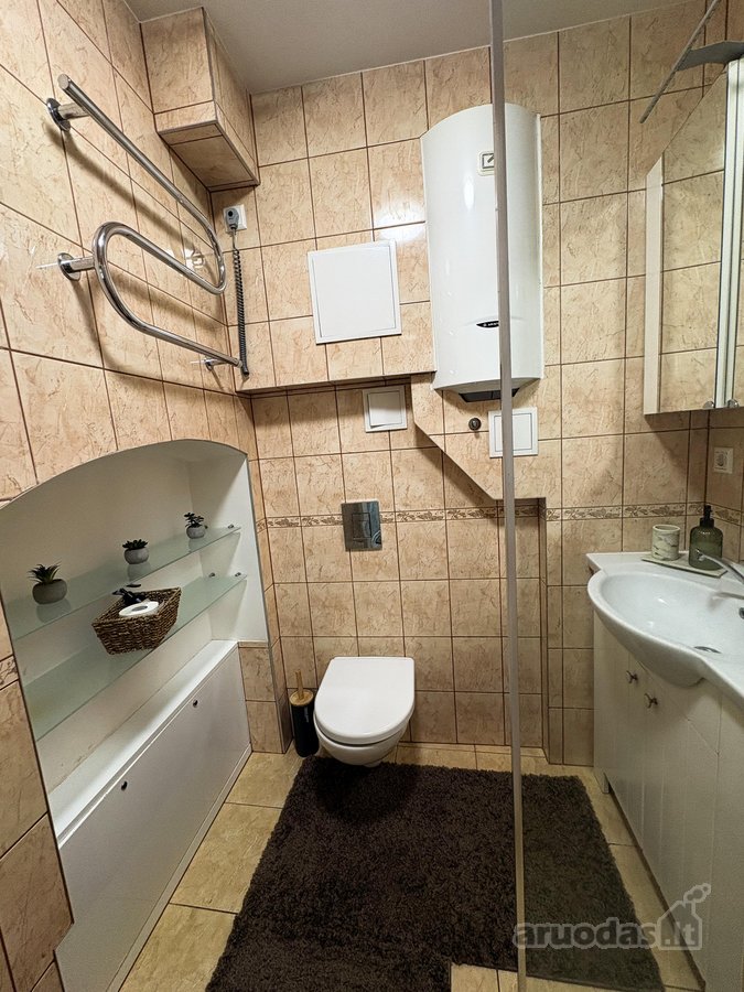 Išnuomojamas 1 Kambario, 37 M² Butas - nuotraukos Nr. 4