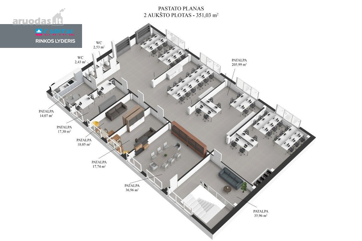Parduodamos Sandėliavimo Ir Administracinės - nuotraukos Nr. 23