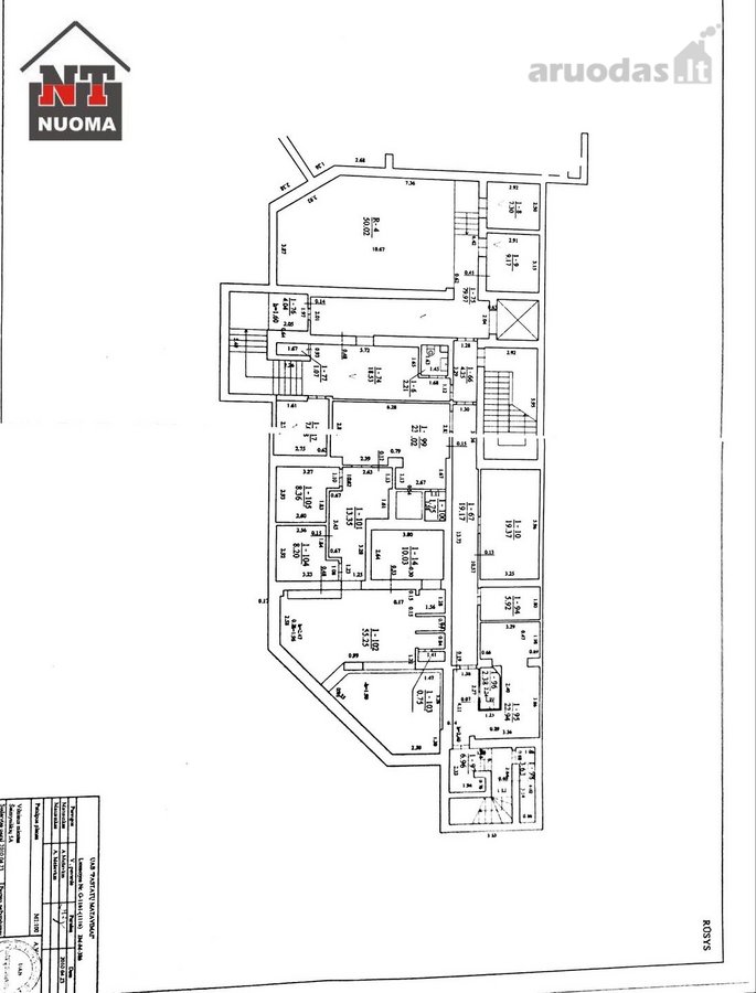Nuomojamos 1 000 kv.m. administracinės - nuotraukos Nr. 20
